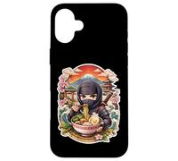 Jinja Eating Ramen Noodles Lover Japanese Art Anime Japan Case for iPhone 16 Plus