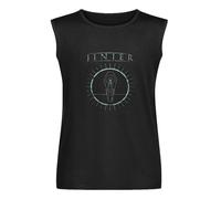 Jinjer - pausing Death Men's Vests Tank Tops O-Neck 100% Cotton Undershirts Unisex Sleeveless T-Shirt M Black