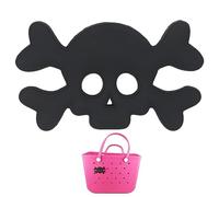 JinJing Beach Bag Accessories PVC Rubber Totes Inserts Charms for Bogg Bag Halloween