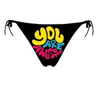 JINKAIJIA Women's Flirty Sexy Funny 3D Printed Low-waisted Tie string High elasticity Underpants Single Party Gifts Briefs, You Are Awesome, One size