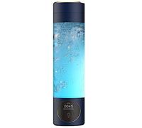 JinKeHong Hydrogen Water Bottle Generator, Pem Technology Glass Water Ionizer with Fully Charged Can be Electrolyzed 215 Times, Up to 4000 Ppb, for Anti Aging Antioxidan Stay Healthy（280ml