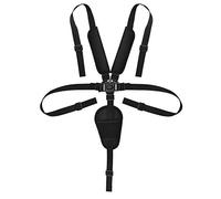 Jinlaili Universal 5 Point Harness Straps, Adjustable Baby Safety Strap Belt with Shoulder Pads and Guarding Pad, Harness Straps for High Chair/Pushchair/Stroller/Pram/Buggy (Black)