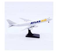JINLEXIU Static aircraft model 1:400 For Atlas Air Boeing B747-8F Plane Model Diecast Alloy Aircraft Model Suitable For Display