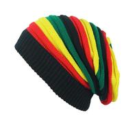 JinliangGuo One Piece Fashionable Wool Knit Rasta Hat Keep Warm Dreadlock Accessories Beanie Soft Comfortable Rasta Dreadlocks for Wearing Outlooks Multicolour