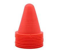 JINLL 10Pcs Small Sports Cones Obstacle Course 8Cm For Football, Skating, Kids Indoor And Outdoor Activities, Agility Training,Red