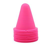 JINLL 10Pcs Small Sports Cones Obstacle Course 8Cm For Football, Skating, Kids Indoor And Outdoor Activities, Agility Training,Pink