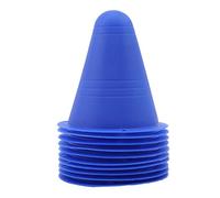 JINLL 10Pcs Small Sports Cones Obstacle Course 8Cm For Football, Skating, Kids Indoor And Outdoor Activities, Agility Training,Blue