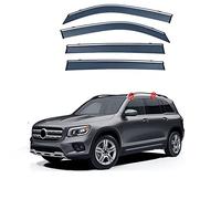 JINMAYA 4 Pieces Car Window Wind Deflectors, for Mercedes-Benz GLB MK1-X247 2019-2023 Front and Rear Trim Strips Sun Visors Wind Shield Accessories