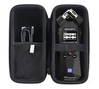 JINMEI Carrying Case, Compatible with Zoom H1essential/H1n, Premium EVA Handy Recorder Case with Shockproof Design, Hand Strap & Inner Mesh Pocket (Black)