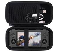 JINMEI Hard EVA Carrying Case Compatible with for Retroid Pocket 4/4pro/ Pocket 3/3 Plus Retro Game Handheld Console case (black)