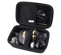 JINMEI Hard EVA Carrying Case Compatible with for Skull Shaver Electric Pitbull Pro Razor, Men’s 5-in-1 Electric Head Shaver Storage Case (Big)
