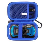 JINMEI Hard EVA Carrying Case Compatible with PENTAX WG-8/WG-90/ RICOH WG-7/WG-6/WG-80/WG-70 Waterproof Digital Camera Storage Box (Blue)