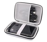 JINMEI Hard EVA Carrying Case for Petforu/NUFR RG351V Handheld Game Player Storage Case (Gray)