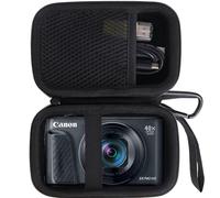 JINMEI Hard EVA Carrying Storage Case Compatible with Canon PowerShot SX740 HS/SX730/SX720/SX620/G7X Digital Camera, Point and Shoot Vlogging Camera Protective Travel storage box (black)