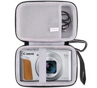 JINMEI Hard EVA Carrying Storage Case Compatible with Canon PowerShot SX740 HS/SX730/SX720/SX620/G7X Digital Camera, Point and Shoot Vlogging Camera Protective Travel storage box (grey)