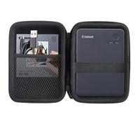 JINMEI Hard EVA Carrying Storage Case Compatible with Canon SELPHY QX20 / SELPHY Square QX10 Compact Photo Printer Protective Travel Storage Box (Black)