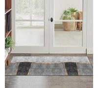 Jinnrug Long Carpet Runners for Hallway,Washable Area Rug Soft Short Pile,Grey, Gold, Black,80X200cm Doormat 1m/1.5m/2m/2.5m/3m/3.5m/4m/4.5m/5m/6m length(80×350cm/2.6ft×11.5 ft)