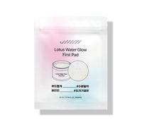 JINNYH Lotus Water Glow First Toner Pad (10 Pads) - Jeju Lotus Korean Toner Pads with MPD Tech, 400 000 ppm Lotus Essence, Vegan Cotton & Multi-Hyaluronic Acid