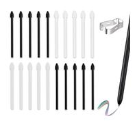Jinpojun 20 Pack Flintronic S-Pen Replacement Tips, Replacement Touch Stylus Tips with Tweezers for Samsung Note4 / Note5 / Note8 / Note9 / Note10 / Note20 / S3 / S4 / S6 / S6 / S6Lite / S7 / S7+,