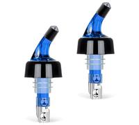 JINQIGG 30ml Liquor Dispenser Automatic Measured Wine Pour Spout With Steels Ball Bearing Bottle Pourer Drink Measurement Tool Stainless Steels Bottle Pourer