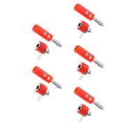 JINQIGG 4mm Banana Male Plug Female Socket Connector Screw Terminal Binding Post Loudspeaker For Home Electronics Laboratory