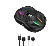 JINQIGG Adjustable 199 Speed Quiet Touchless Auto Tapper With Breathing Light For Mobile Gaming Live Streaming Screen Automation Fast Speed Phone Tapper