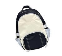 JINQIGG Ergonomic Nylon Backpack For High School Student With Multiple Compartments Ergonomic Design Wear Resistant Travel Bags Practical Nylon Backpacks