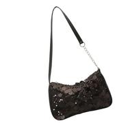 JINQIGG Glittering Shoulder Bag Various Carry Option Compact Handbag Fashionable Underarm Purse For Daily Use And Travel Stylish Evening Party Bags