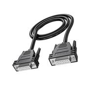 JINQIGG Heavy Duty DB15 Extension Cable Double Layer Shielding DB15 Female to Male Cord Enhances Signals Integrity 26AWG