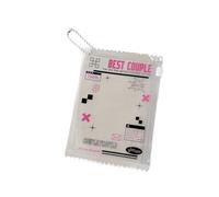 JINQIGG Korean Clear Card Case Organizers 3Inch Zippered Pocket For Credit Photos And Small Accessories Korean Organizer