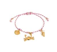 JINQIGG Lightweight Sea Themed Woven Cord Accessory With Natural Shell Decorations Unique Wristband Perfect For Daily Wear