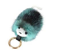 JINQIGG Lovely Miniature Animal Keychain Versatile Bag Accessory For Bags Sturdy Faux Hair Gift Unisex Use Trendy Keychain Jewelry Gift