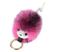 JINQIGG Lovely Miniature Animal Keychain Versatile Bag Accessory For Bags Sturdy Faux Hair Gift Unisex Use Trendy Keychain Jewelry Gift