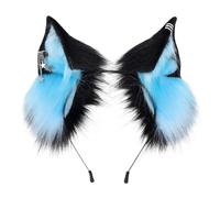 JINQIGG Plush Cosplays Hairband With Realistic Animal Ears 4 Colors Faux Furry Hair Accessory For Adults Kids Roleplay Animal Ear Hairband Set
