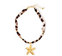 JINQIGG Sea Pendant Necklace Stainless Steel Jewelry Neckchain Trendy Clavicle Chain Neck Accessory Women Her Women's Sea Fashion Necklace