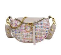 JINQIGG Shoulder Bags For Women Leather Toted Handbags Minis Clutches Purse With Zipper Closure Crossbody Bag Underarm Gifts Underarm For Women