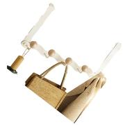 JINQIGG Space Saving Over Door Hanger Easy Installation for Organizing Clothes Accessories Easy Installation Door Hook