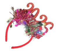 JINQIGG Sparkling New Year Hair Accessories Hairband 2026 Christmas Party Celebrations Unisex Design For Boys Girls Christmas Party Light Up Hair Accessories