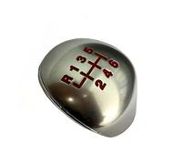 JINRANSHANGMAO Ford Focus ST/Fiesta Gear Shift Knob Insert Cover, Bright Silver, Plastic, Modern Style, Ergonomic, Satin Finish, Push-fit/Twist-lock, 1 Count