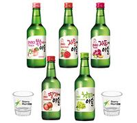 Jinro Chamisul Korean Soju - All Flavours Bundle Set (Fruity Flavours Set) 350ml