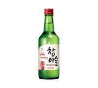 Jinro Chamisul Soju 350ml, Authentic Korean Soju (Classic 20.1% Alc./Vol)