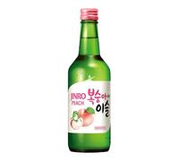 Jinro Chamisul Soju 350ml, Authentic Korean Soju (Peach)