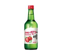 Jinro Chamisul Soju 350ml, Authentic Korean Soju (Strawberry)