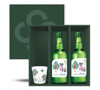 Jinro Chamisul Soju - Fresh 16.0% Alc./Vol | Korean Distilled Spirit | 350ml (Pack of 2) LIMITED EDITION