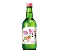 Jinro Chamisul Soju - Peach Flavour 350ml 13% Alc./Vol