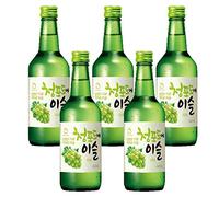 Jinro Green Grape Soju 350ml 13% Alc./Vol(Pack of 5)
