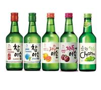 Jinro Shochu Multi-flavour Pack of 5 (Classic, Fresh, Grapefruit, Plum, Grape)