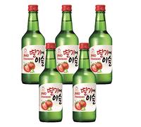 Jinro Strawberry Flavour Soju 350ml 13% Alc./Vol(Pack of 5)