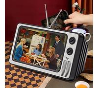 JinRui-T 12'' Screen Magnifier for Cell Phone-Retro TV Amplifier 3D HD Mobile Phone Screen Magnifying Enlarger for Movies Videos Games, Screen Amplifier-Fit for All Smartphones (Grey), 29x15.8x13