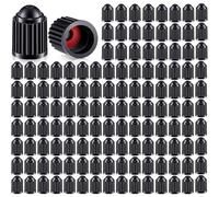 JinRui-T 200 Pcs Dust Caps Tyre Valve Cap Universal Dust Cap Black Caps for Car Tyres,Bikes,Bicycles,Motorbikes
